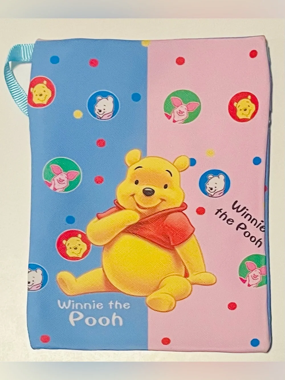Winnie the Pooh Crossbody Pouch - Blue & Pink